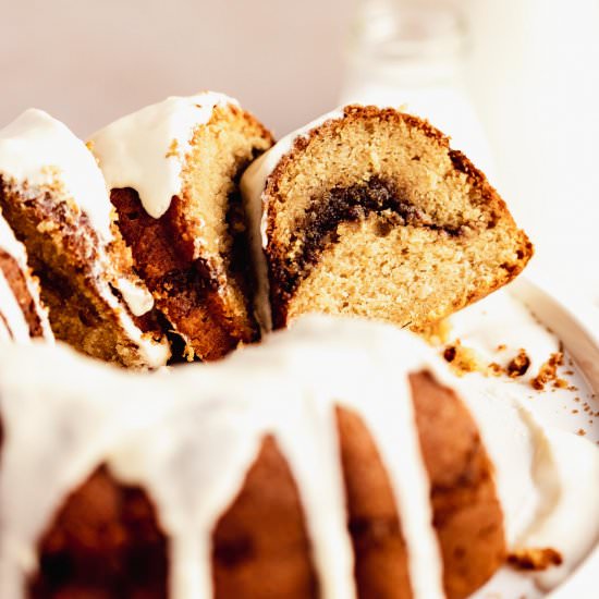 Cinnamon Swirl Bundt Cake - Recipe photo by FlouringKitchen