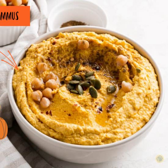 Roasted Pumpkin Hummus Recipe - Recipe photo by Lemonsforlulu
