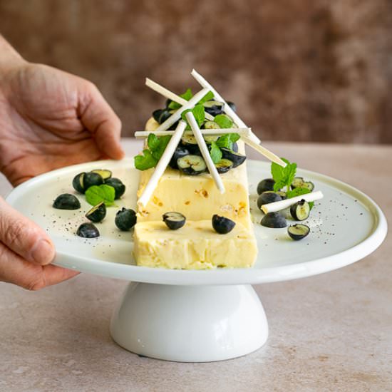 Lemon curd semifreddo - Recipe photo by between2kitchens