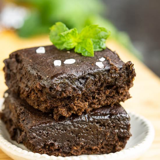 2 ingredient brownies - Recipe photo by CallMePMc