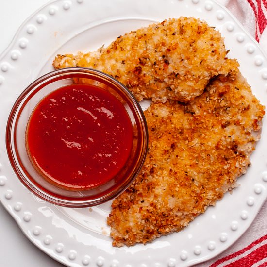 EASY Baked Panko Chicken - Recipe photo by KeyToMyLime