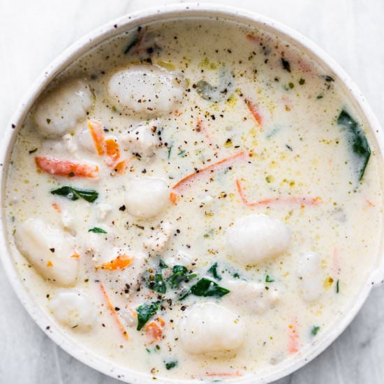 Chicken Gnocchi Soup - Recipe photo by The Endless Meal