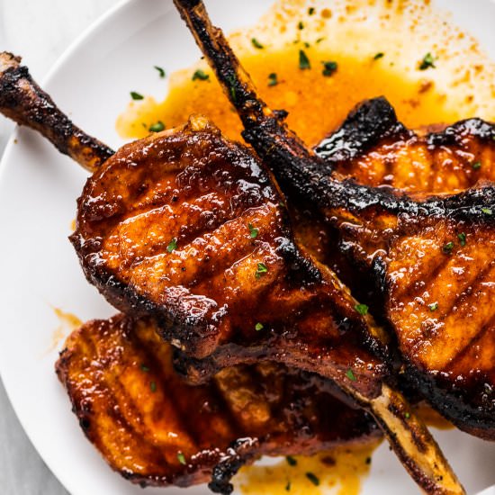 Tomahawk Pork Chops - Recipe photo by The Endless Meal