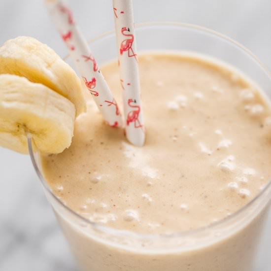 Peanut Butter Banana Smoothie - Recipe photo by The Endless Meal