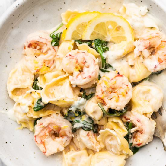 Shrimp Tortellini - Recipe photo by The Endless Meal