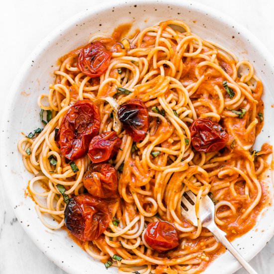 Roasted Cherry Tomato Sauce - Recipe photo by The Endless Meal
