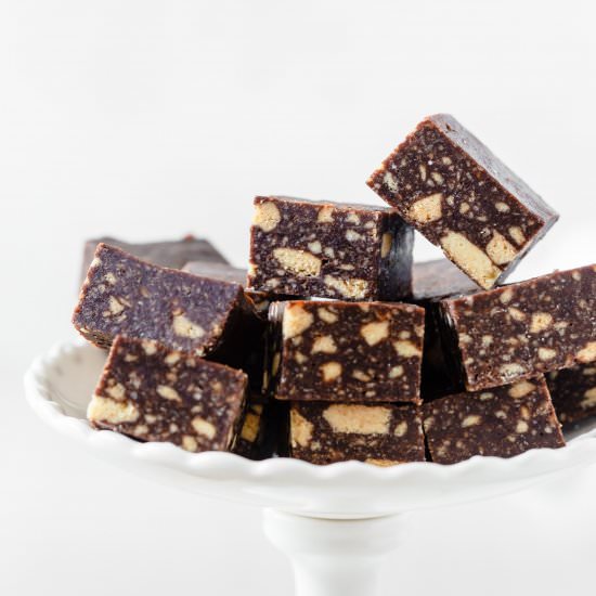 Hedgehog Slice - Recipe photo by Wholesome Patisserie