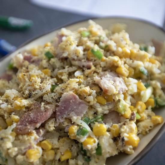 Hash browns scrambled eggs - Recipe photo by foodmakesmehappy