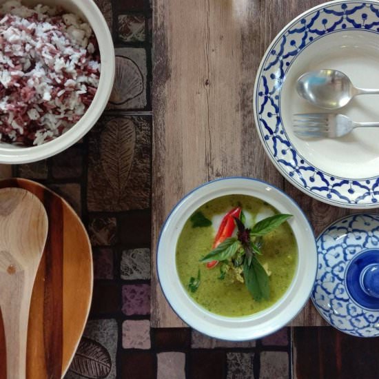 Thai Green Curry - Recipe photo by The Bella Vita