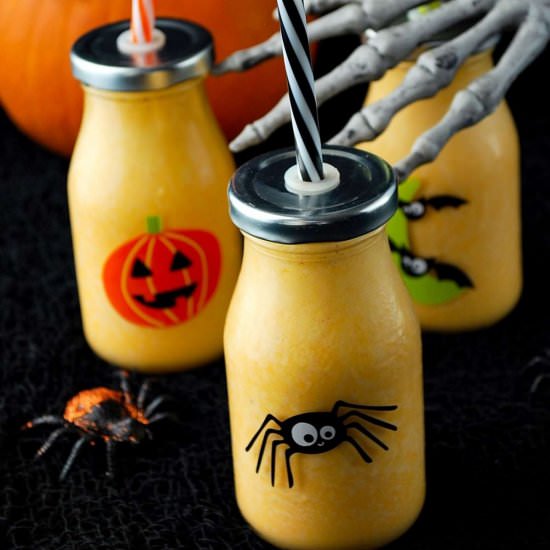 Orange Healthy Halloween Smoothie - Recipe photo by AmeesSavoryDish