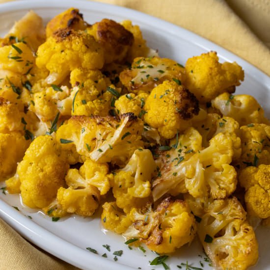 Roasted Cauliflower with Lime Dress - Recipe photo by GiangisKitchen