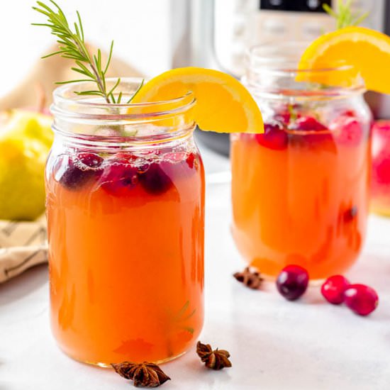 Instant Pot Pear Apple Cider - Recipe photo by Flavor Mosaic
