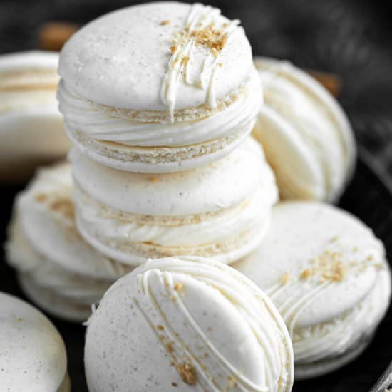 Apple Pie Macarons - Recipe photo by Flavor Mosaic