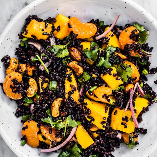 Black Rice Salad - Recipe photo by The Endless Meal