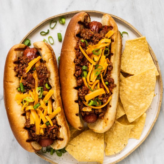 Chili Dog Recipe - Recipe photo by The Endless Meal