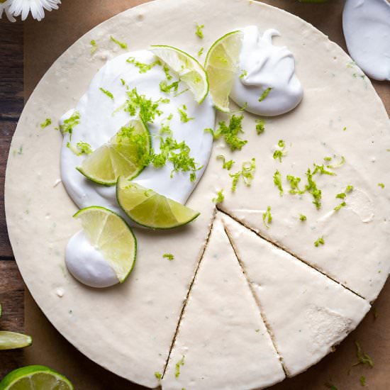 Healthy Key Lime Pie - Recipe photo by The Endless Meal