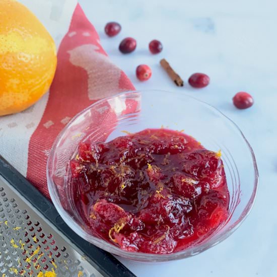 Fresh Orange Cranberry Sauce - Recipe photo by scotch_scones