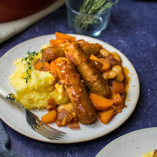 Vegan Sausage Casserole - Recipe photo by veganpunks