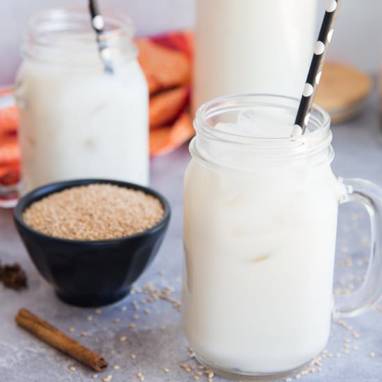 Sesame Seed Milk - Recipe photo by senseandedibility