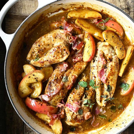 Apple Cider Chicken - Recipe photo by servingdumplings