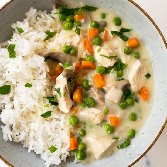 Chicken Fricassee - Recipe photo by bitesofberi