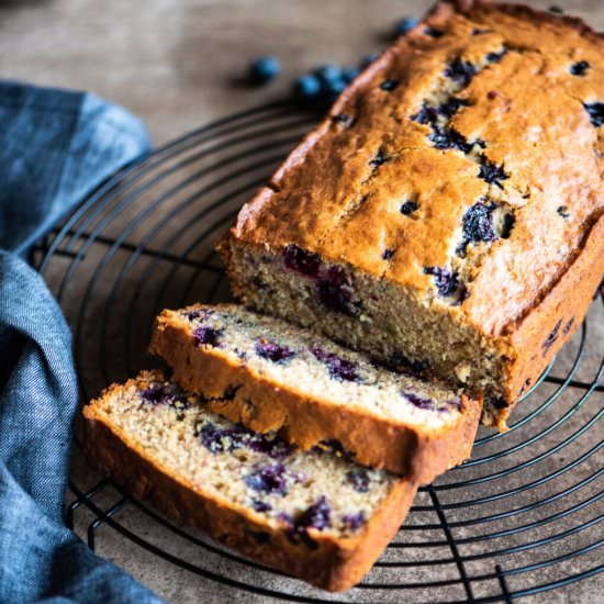 Easy Blueberry Banana Bread - Recipe photo by dudethatcookz
