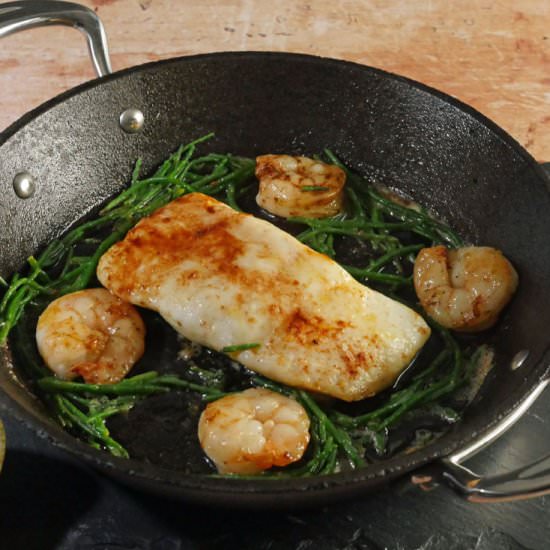 Pan Roast Halibut - Recipe photo by London-Unattached