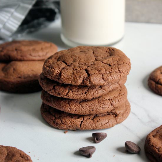 Gluten Free Brownie Cookies - Recipe photo by savorytosweetfood