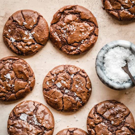 BROWNIE CRINKLE COOKIES - Recipe photo by kickassbaker
