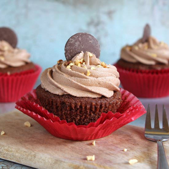Gluten Free Nutella Cupcakes - Recipe photo by glutenfreealchemist