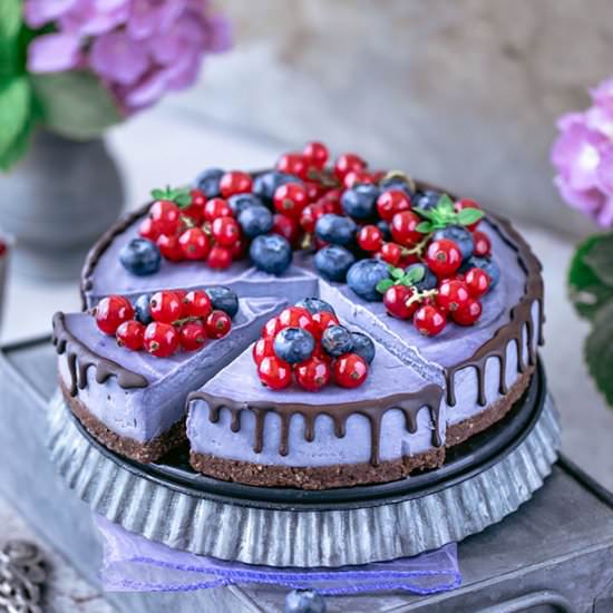 Maqui Berry Cheesecake - Recipe photo by RainbowInMyKitchen