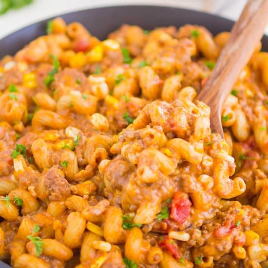 Easy Taco Pasta - Recipe photo by pumpkinnspice