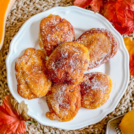 Spanish Pumpkin Buñuelos - Recipe photo by Spain on a Fork