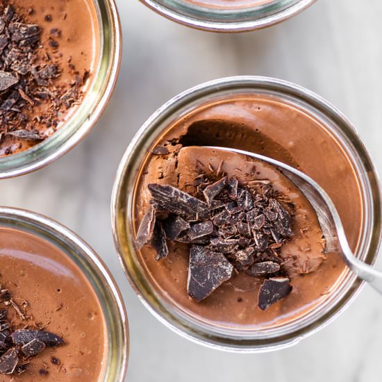 Dark Chocolate Pots de Creme - Recipe photo by The Endless Meal