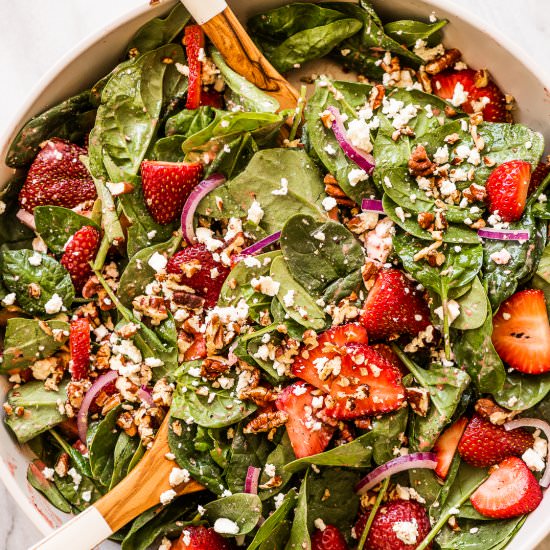 Strawberry Spinach Salad - Recipe photo by The Endless Meal