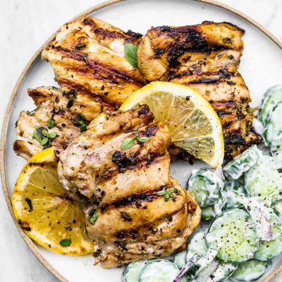 Lemon Garlic Chicken Marinade - Recipe photo by The Endless Meal