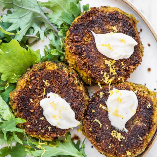 Chickpea and Pumpkin Fritters - Recipe photo by The Endless Meal