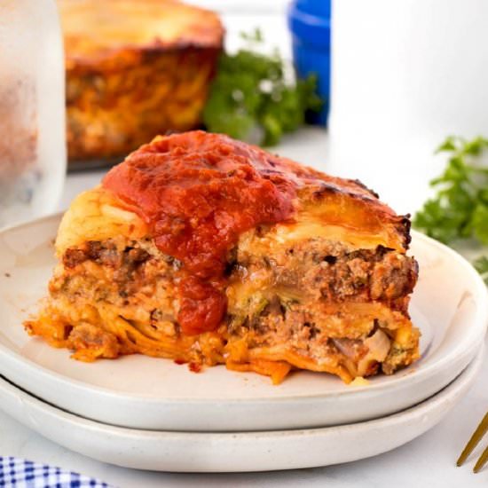 Instant Pot Lasagna - Recipe photo by noshingwiththenolands