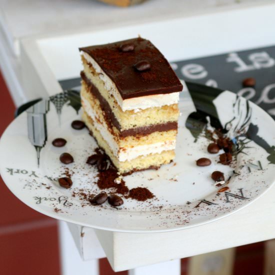 French Opera Cake Recipe - Recipe photo by 5 star cookies