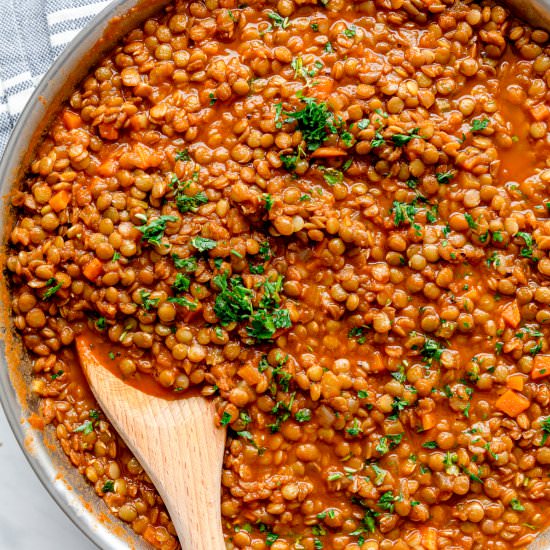 Lentil Bolognese - Recipe photo by jernejkitchen