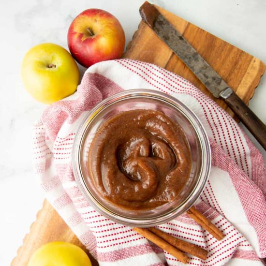 Instant Pot Apple Butter Recipe - Recipe photo by wholefully