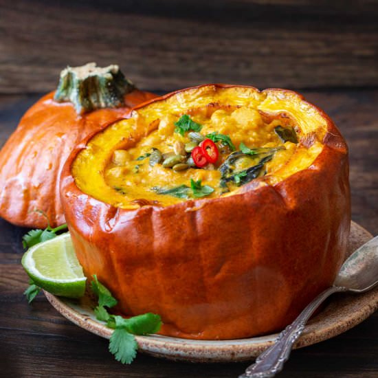 Thai Pumpkin Curry - Recipe photo by Healthy World Cuisine