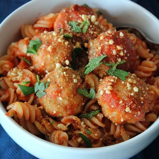 Gluten&Dairy Free Chicken Meatballs - Recipe photo by savorytosweetfood