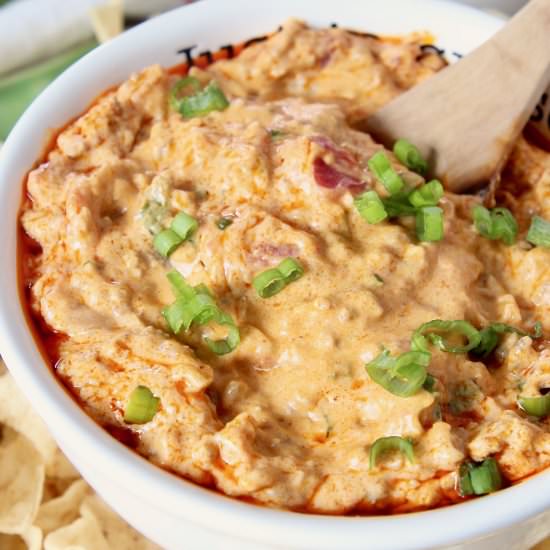 Buffalo Cheeseburger Dip - Recipe photo by Whitney Bond