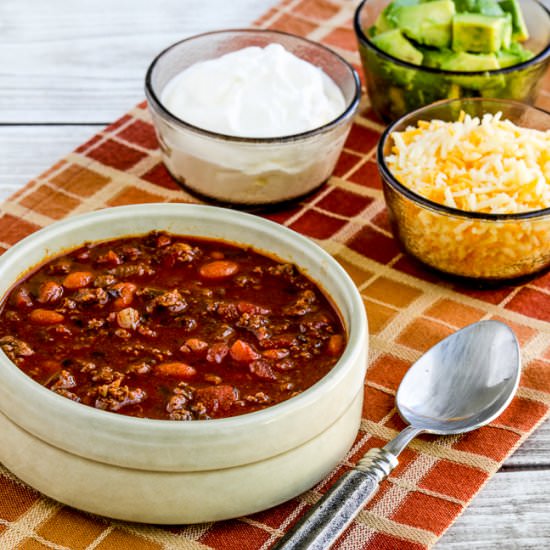 Easy Taco Soup - Recipe photo by kalynskitchen