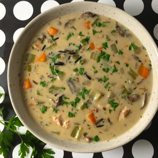 Turkey Wild Rice Soup- Instant Pot - Recipe photo by summeryule.com