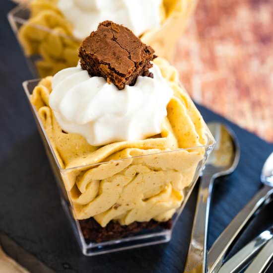 Pumpkin Mousse Parfaits - Recipe photo by cupcakesandkalechips