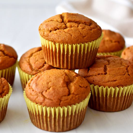 Easy Gluten Free Pumpkin Muffins - Recipe photo by Flavor Walk