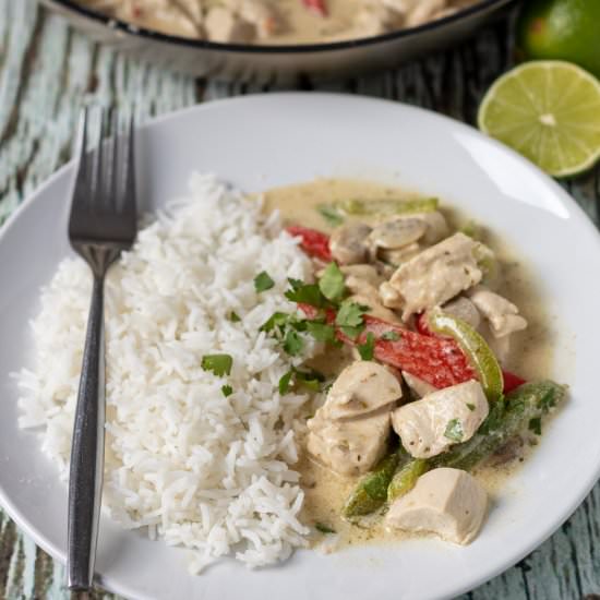 Easy Thai Green Chicken Curry - Recipe photo by neilshealthymeals
