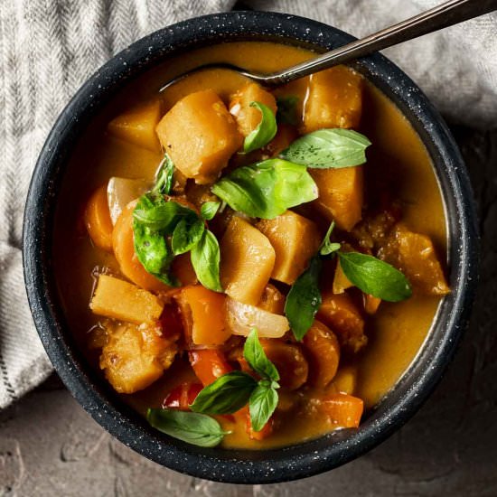 Spicy Thai Pumpkin Curry - Recipe photo by Went Here 8 This
